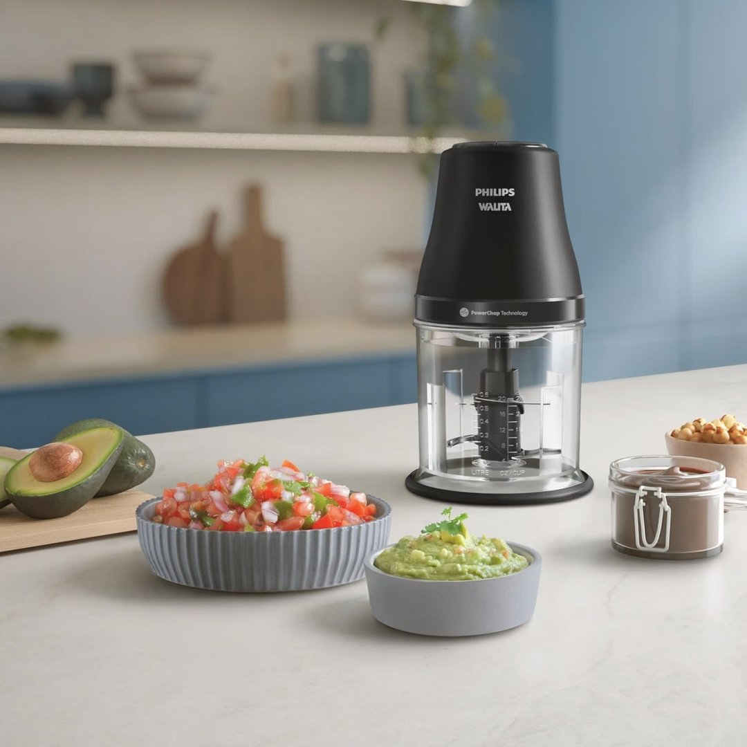 Philips Walita Processador de Alimentos PowerChop 450W, Preto, 110V