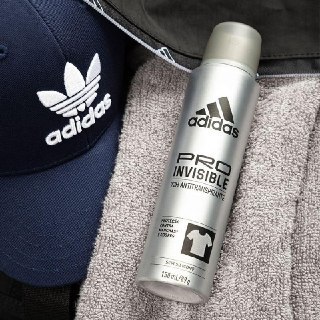 Adidas Pro Invisible - Desodorante Masculino, 150Ml, 1 Unidade