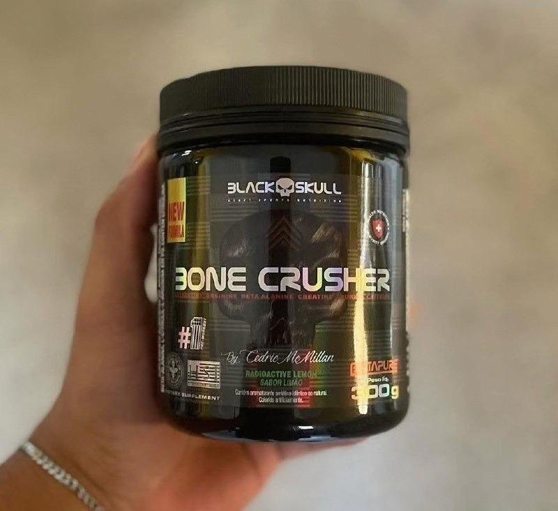 Pré Treino Bone Crusher 300g Black Skull