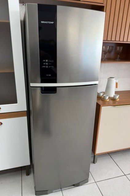 Geladeira Brastemp Frost Free 385 Litros Duplex Inox - BRM46MK