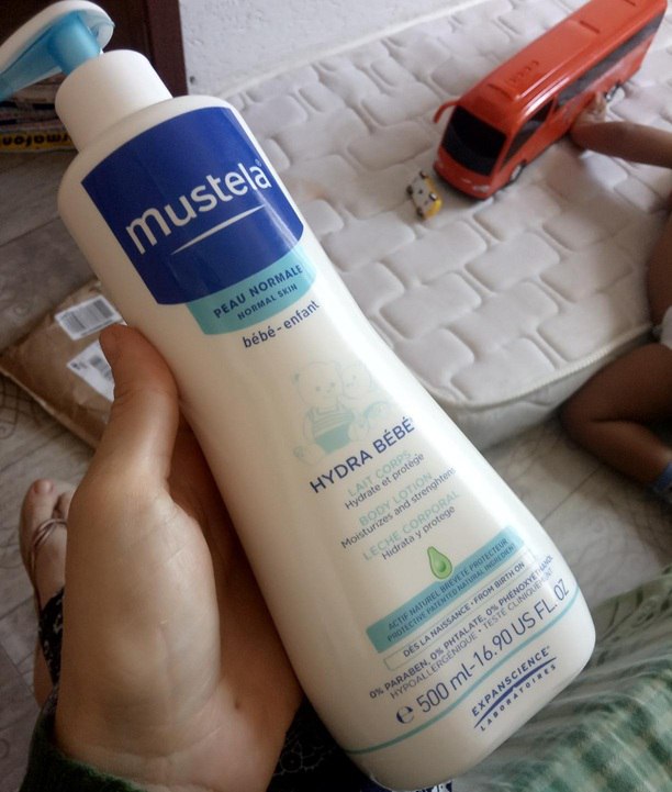 Hidratante Infantil Hydra Rosto e Corpo Mustela Bebê - 500ml