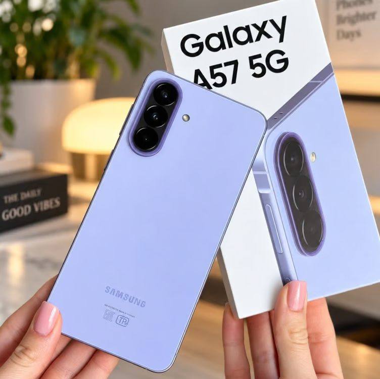 Celular Samsung Galaxy A57 5G 128GB, 8GB RAM, Câmera 50MP, IP68, Super AMOLED 6.7", Rec...