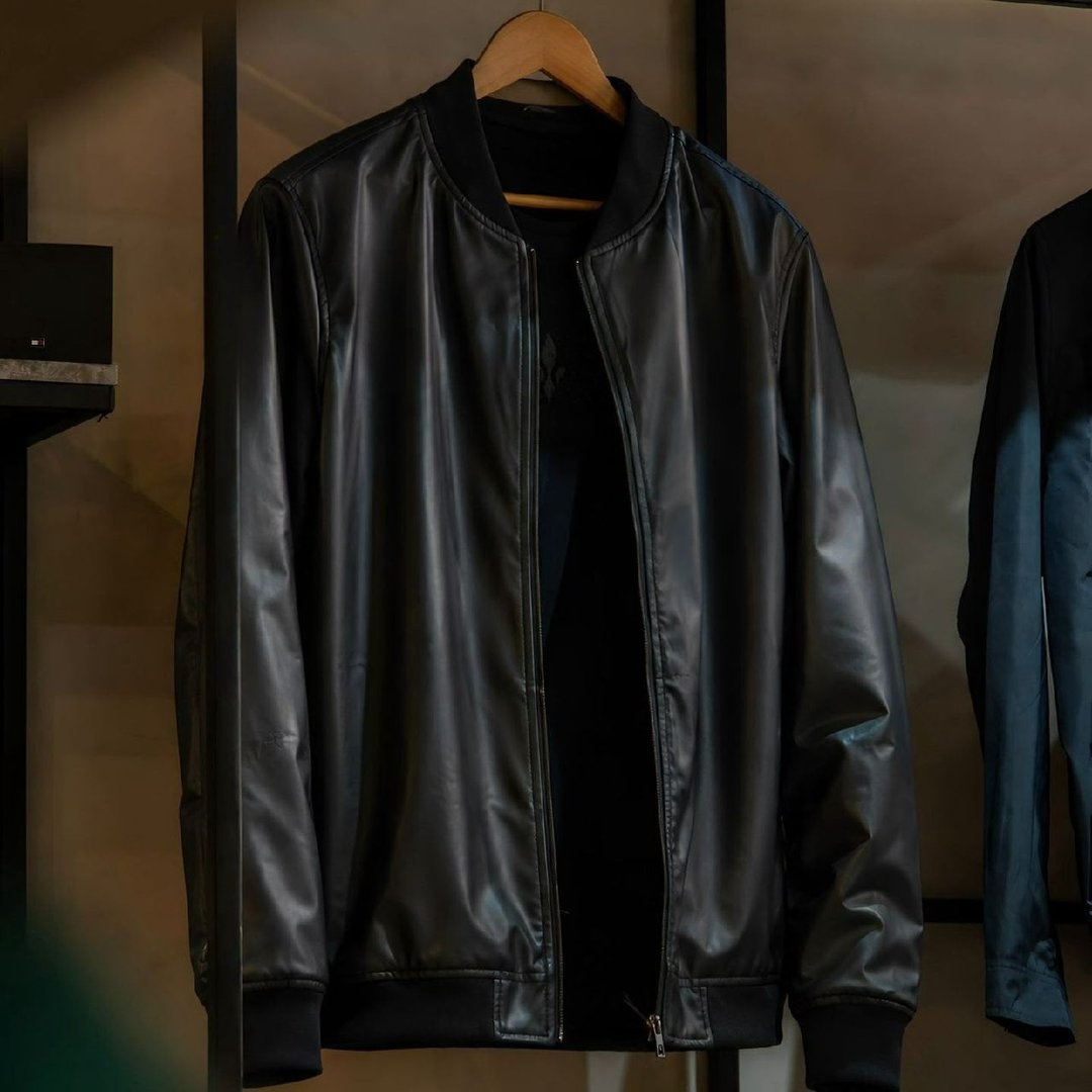 Jaqueta Bomber Courino Masculina - 2 Cores