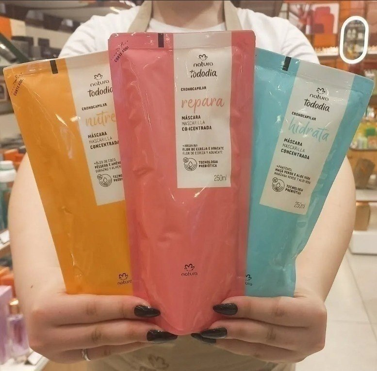 Kit Refil Máscara Concentrada Cronocapilar Tododia 3 un de 250 ml
