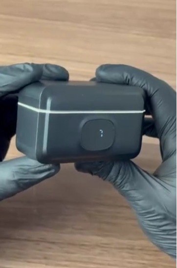 Microfone Lapela Redondo Sem Fio Tipo-c Duplo Anti Ruído P/ Android E iPhone 15 16 17 Com ...