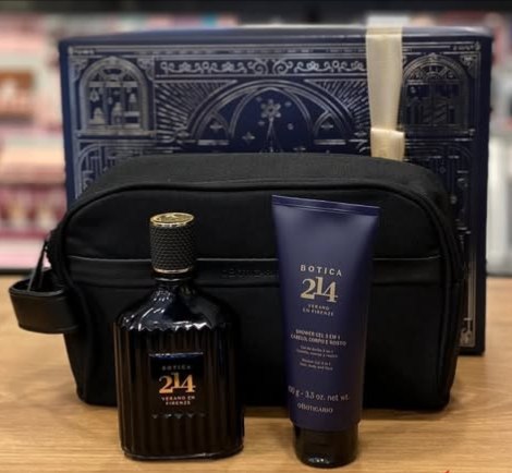 Kit PresenteO Boticário Botica 214 Verano In Firenze Perfume 90ml Shower Gel 3 em 1 100g +...