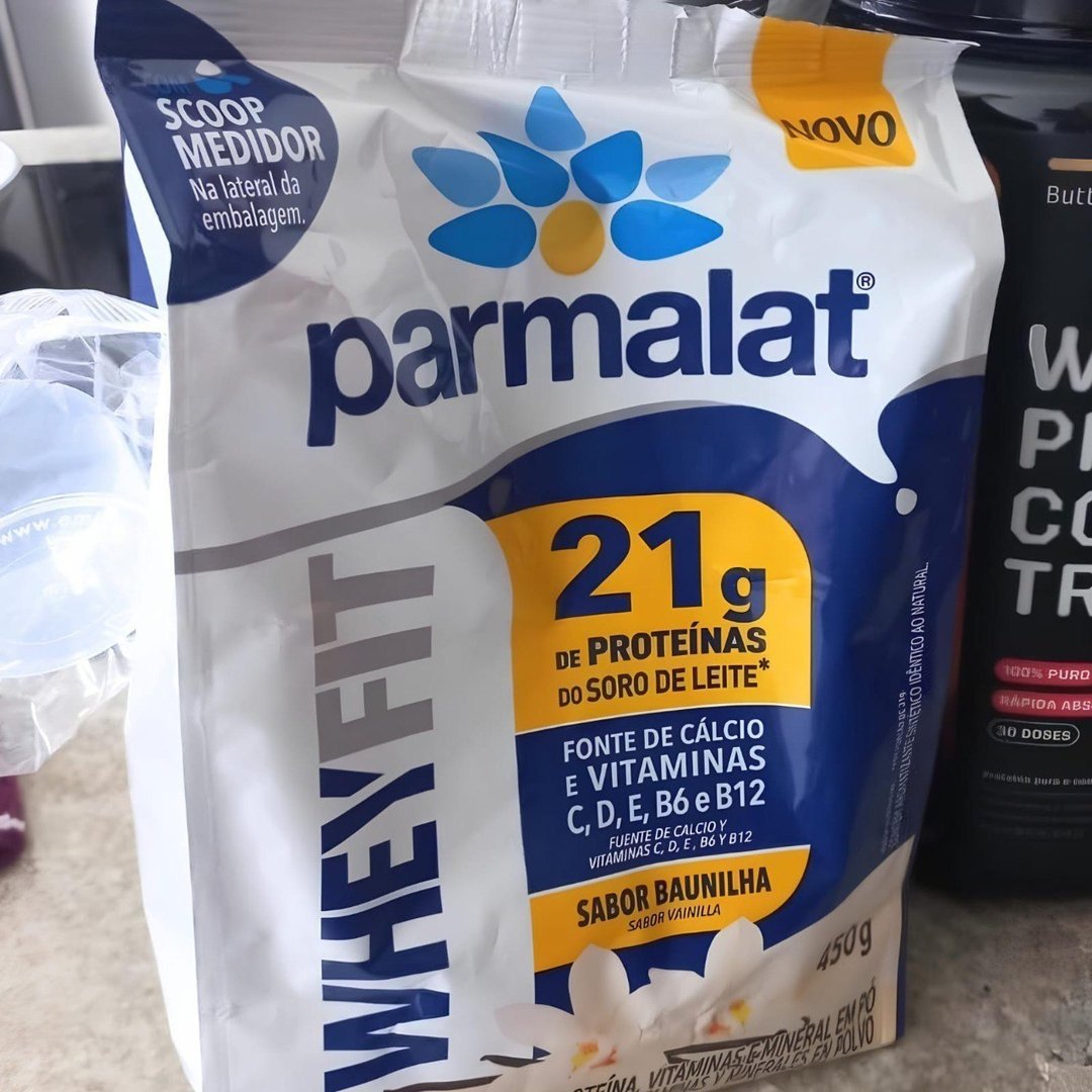 Whey Protein Concentrado Baunilha Parmalat Fit 450g