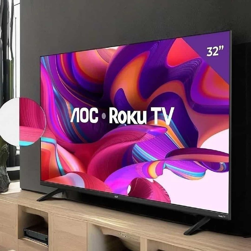 Smart TV LCD LED 32" AOC 32S5155/78G - Wi-Fi, HD, Quad Core, Dolby Áudio, 60 Hz