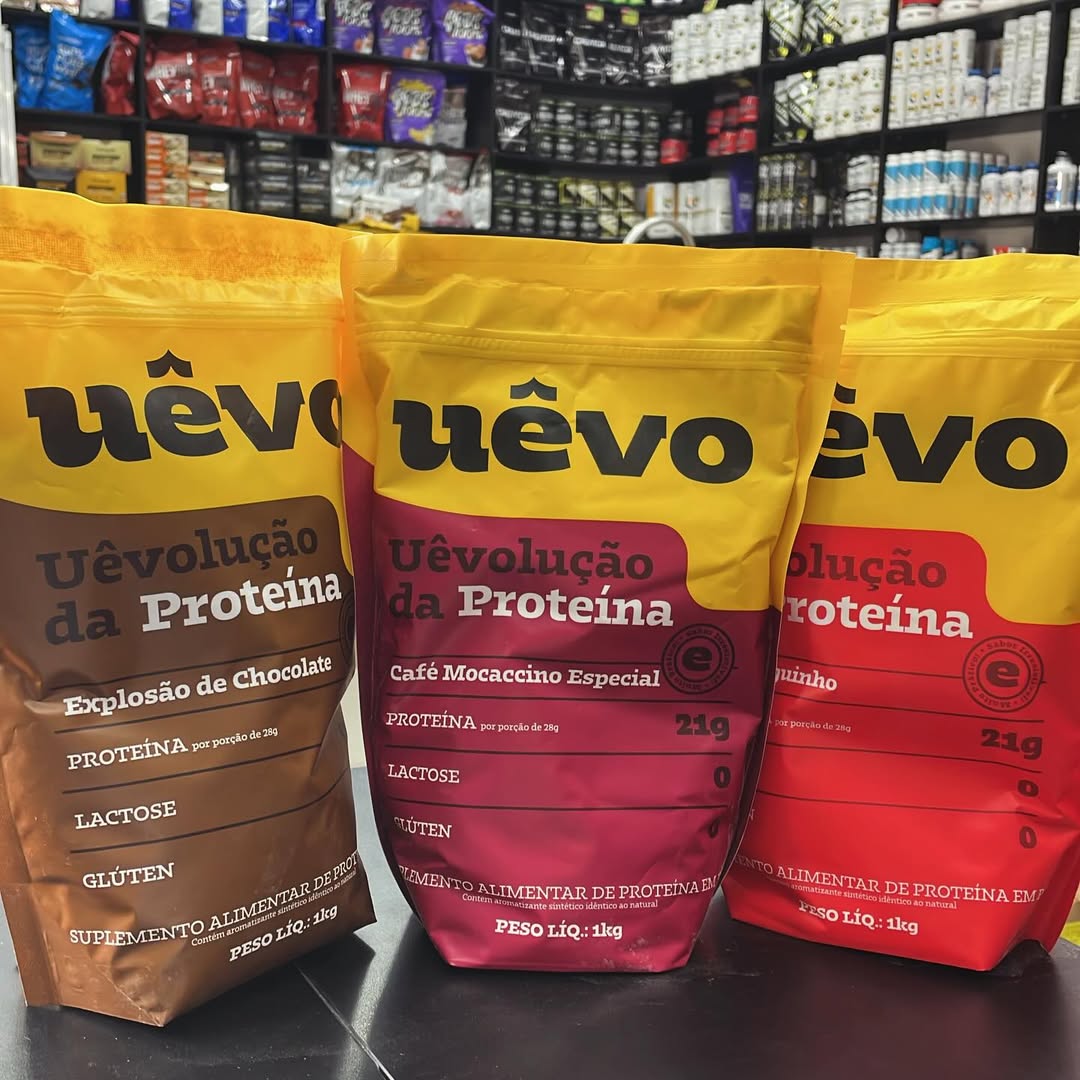 Proteína Em Pó Uêvolução Sabor Café Mocaccino 1kg Uêvo