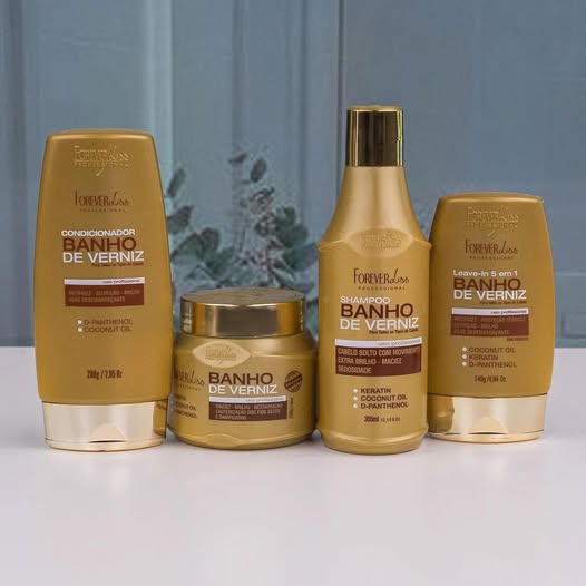 🤓Kit Banho De Verniz Forever Liss