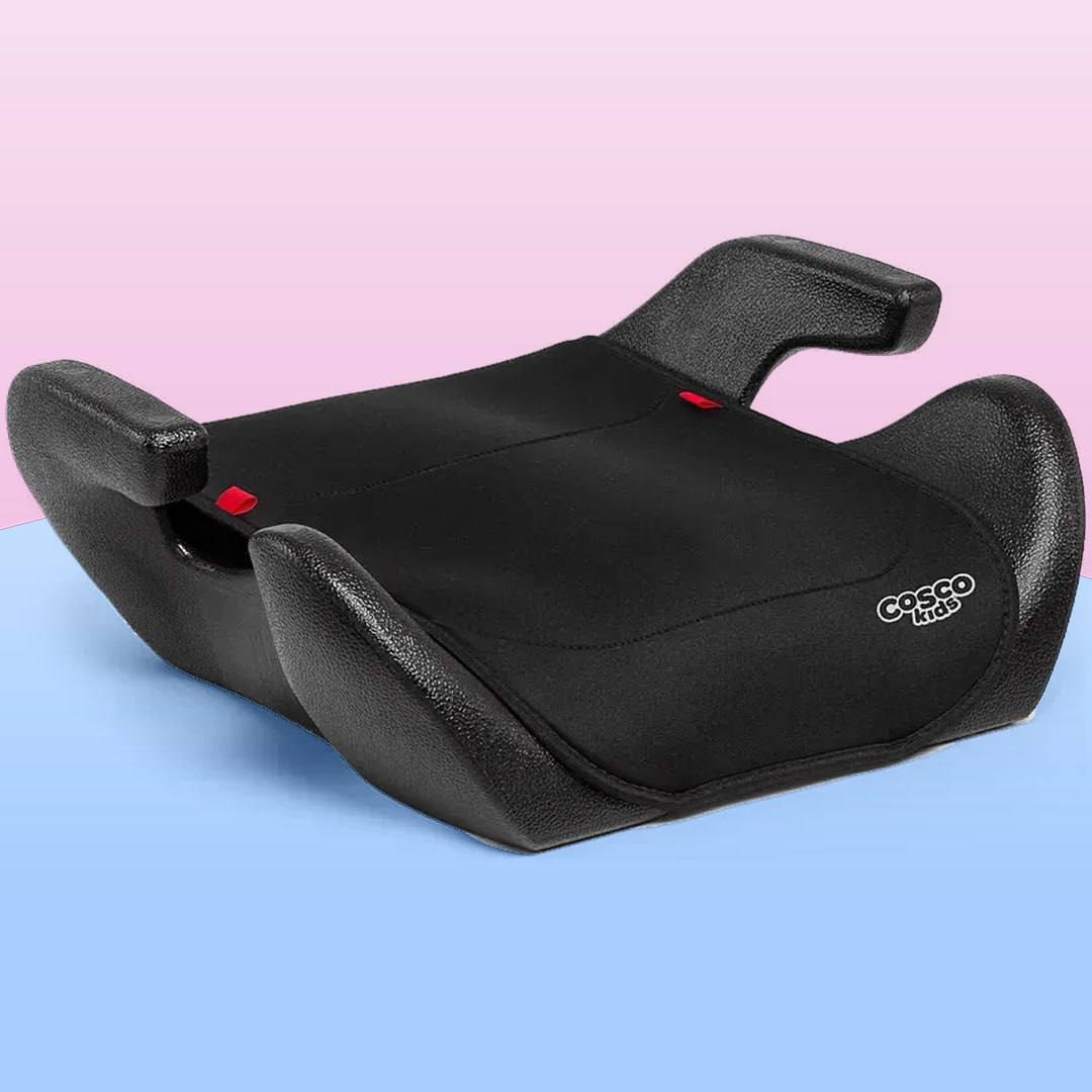 Booster Cosco Kids, Clippy, até 36kg, Preto