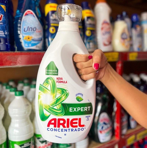 Kit 3 Sabão Líquido Ariel Expert Concentrado 2L (Rende 5 Litros)