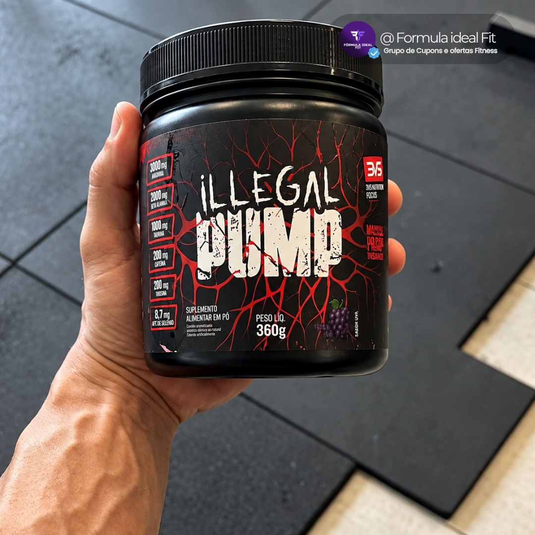 ILLEGAL PUMP Pré Treino Vasodilatador 3VS