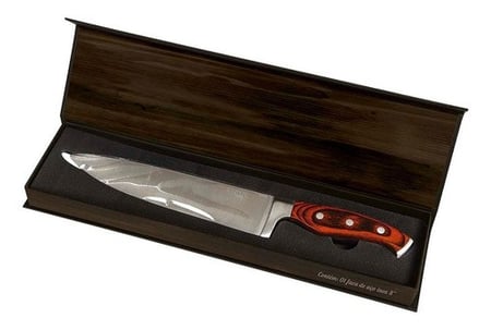 Faca 8  Steel Cabo Madeira Churrasco Personalizada Com Nome