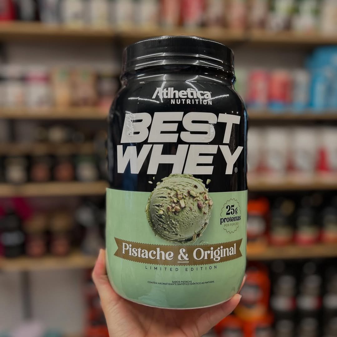 Best Whey 900g Pistache & Atlhetica Nutrition
