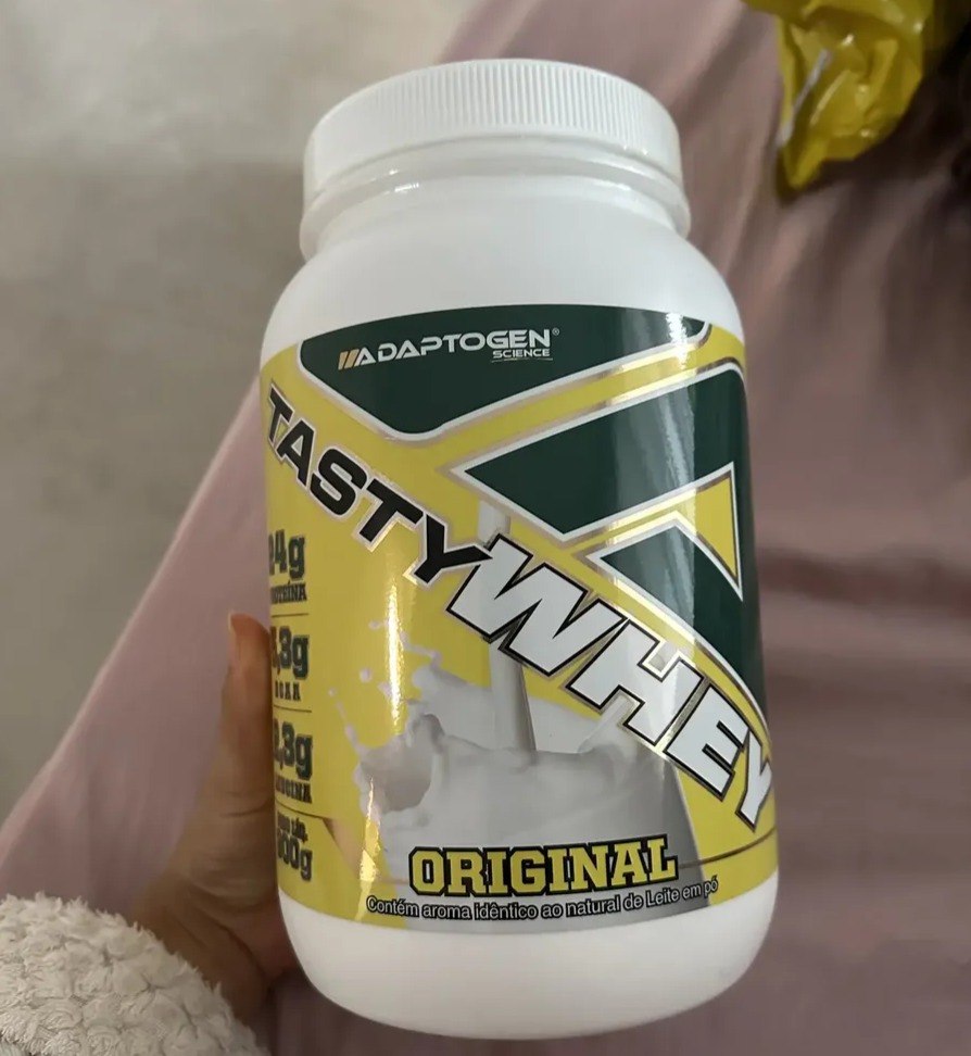 Proteína Adaptogen Science Tasty Whey Gourmet em pó sabor Biscoitos x 900g
