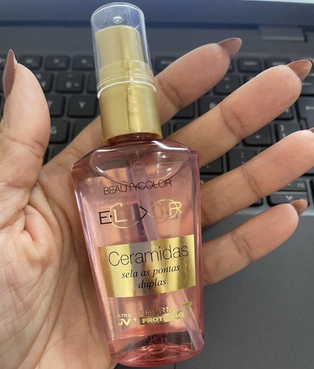 E.lixir Ceramidas Sela as pontas duplas e Restaura os fios BEAUTYCOLOR - 40ml