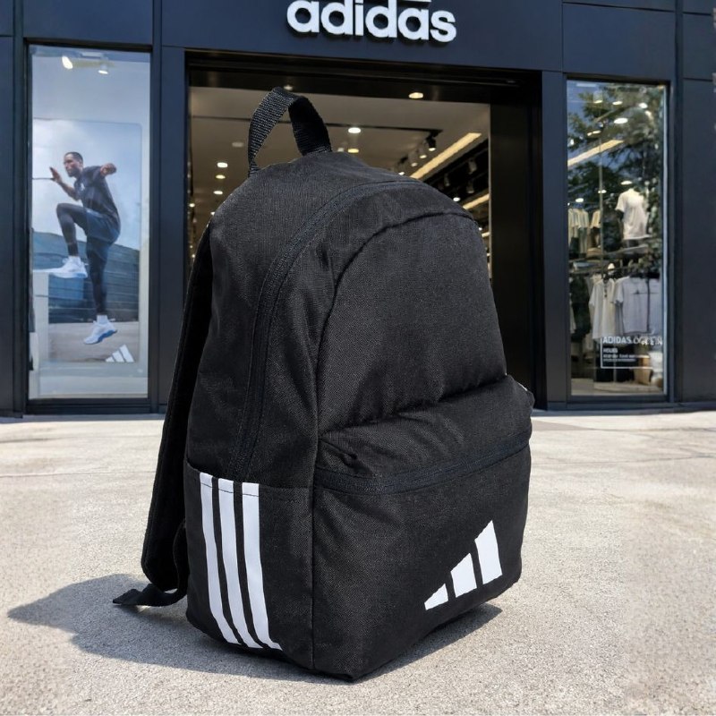 Mochila Logo Infantil adidas Black Liso