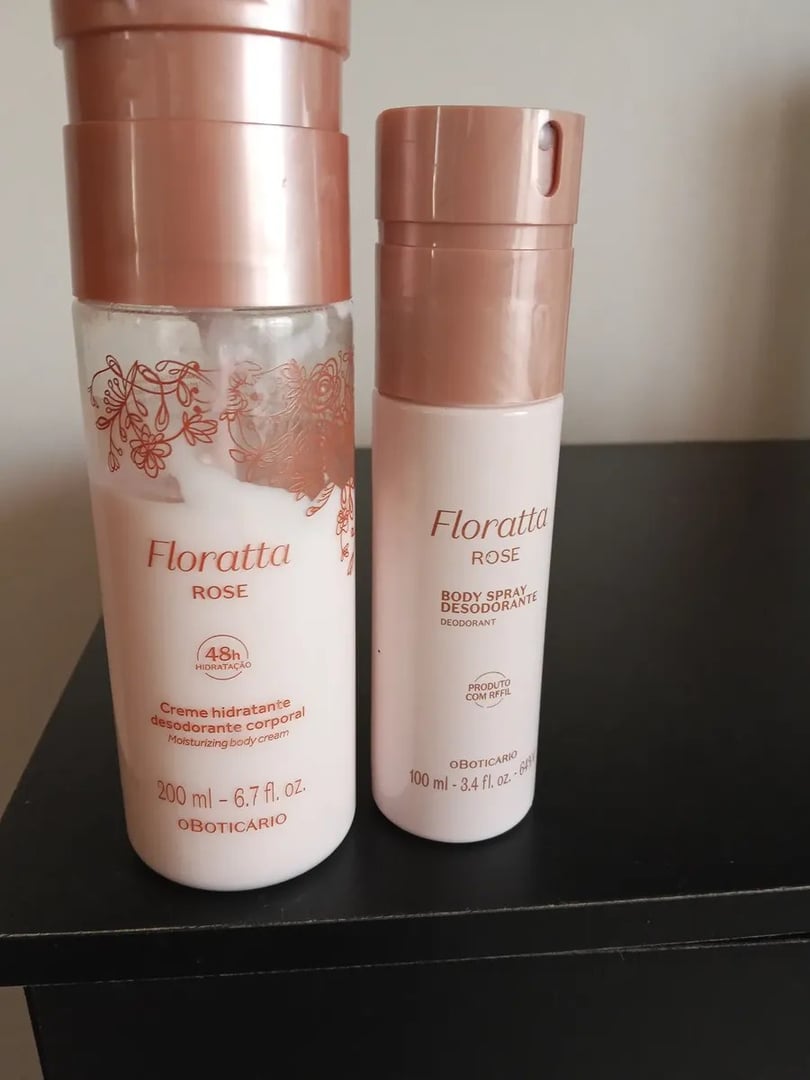 Combo Floratta Rose: Body Spray 100ml + Creme Corporal 200ml