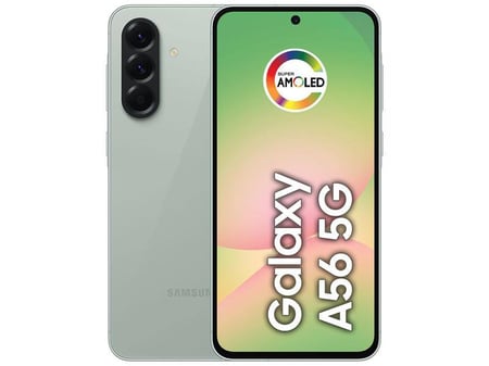 Smartphone Samsung Galaxy A56 128GB 5G 8GB RAM Verde 6,7" Câm. Tripla + Selfie 12MP