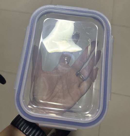 Kit 10 Potes de Vidro Brinox c/ Tampa Retangular Lock & Stock Freezer e Microondas 640ml