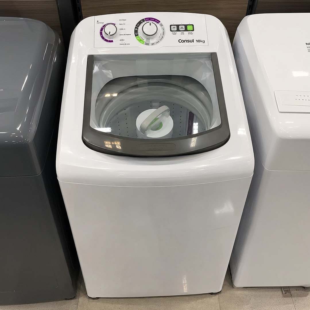 Máquina de Lavar Consul 10 kg Dosagem Econômica - CWB10BB Branca