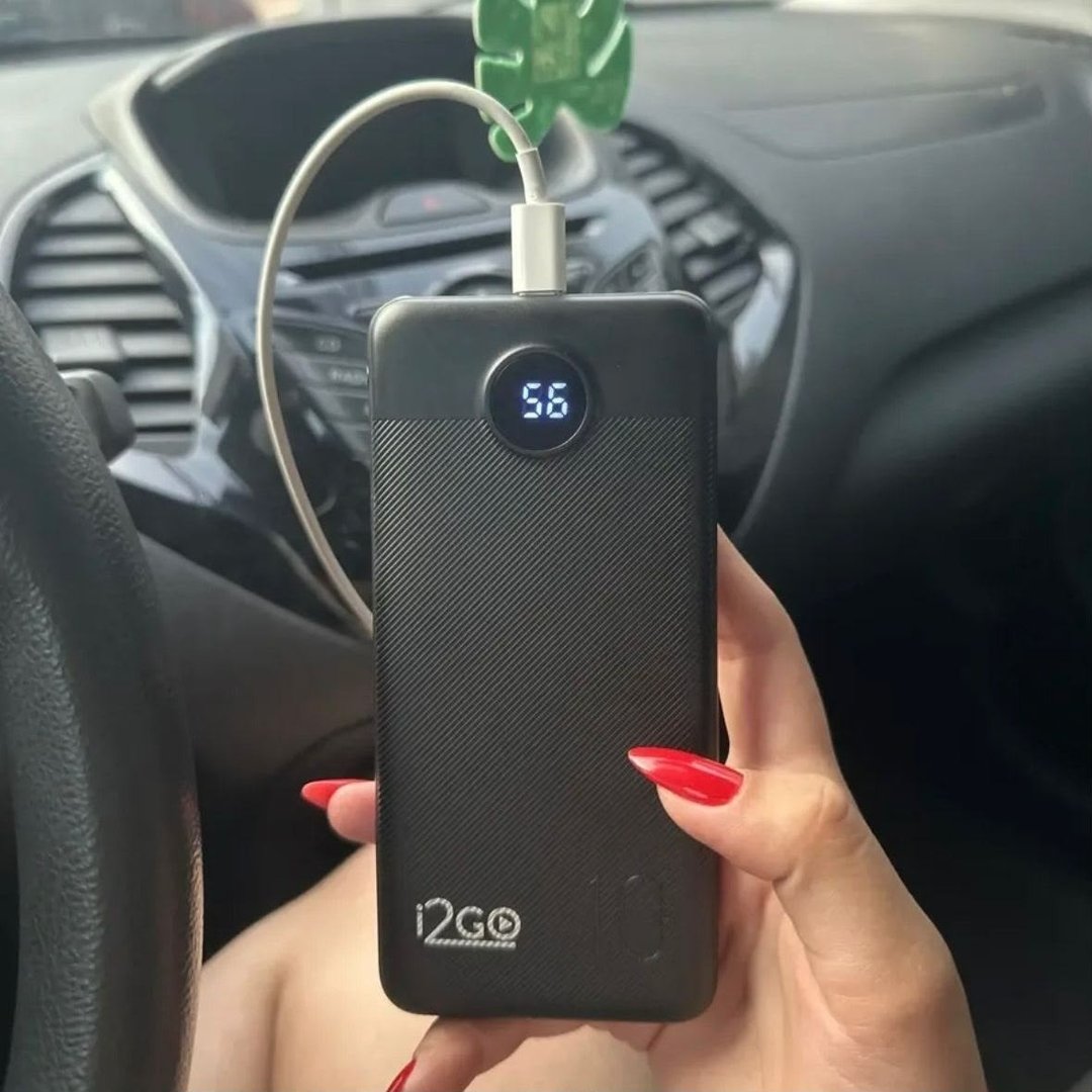 Carregador Portátil Power Bank Turbo I2go