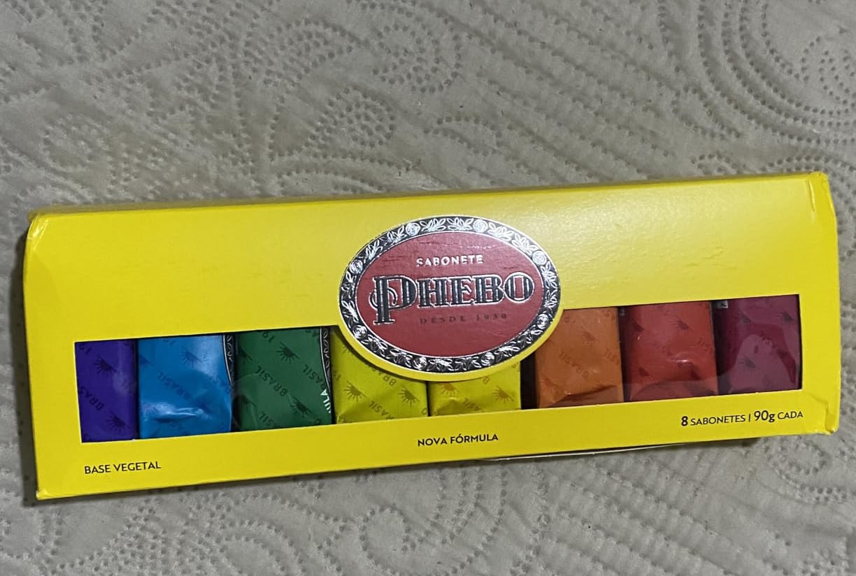 Kit Sabonete, PHEBO, Amarelo, 720g