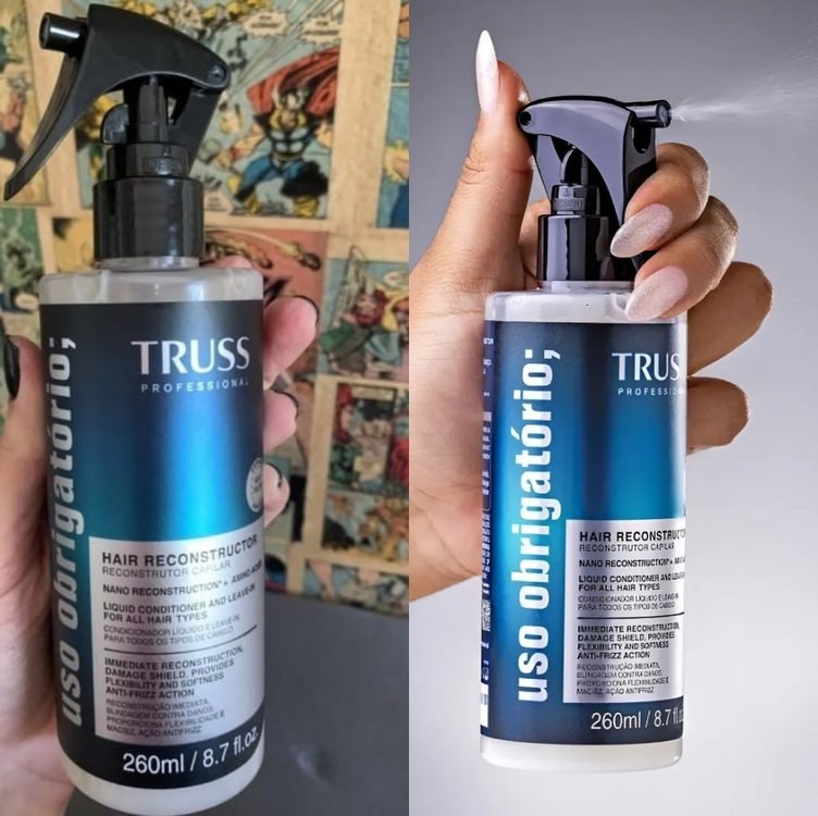 Truss Reconstrutor Capilar Uso Obrigatório Spray | Hidratação e Reconstrução Imediata | 260ml