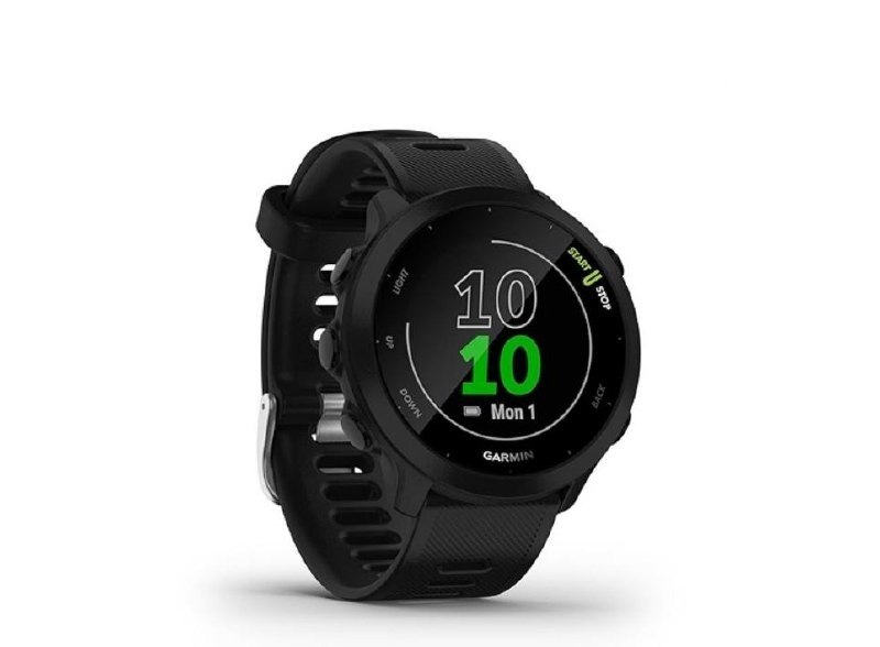 Garmin Relógio Forerunner 55 Preto 42mm com Monitor Cardíaco de Pulso e GPS