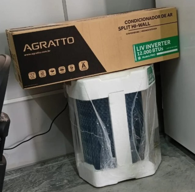 Ar Condicionado Split Agratto Zen Top Inverter 12.000 Btus Frio - 220v