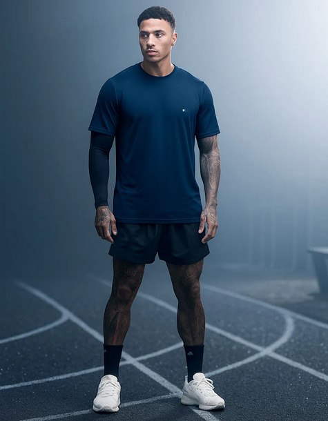 Kit 4 Camiseta Dry-fit Sandrini Masculina Academia Caminhada