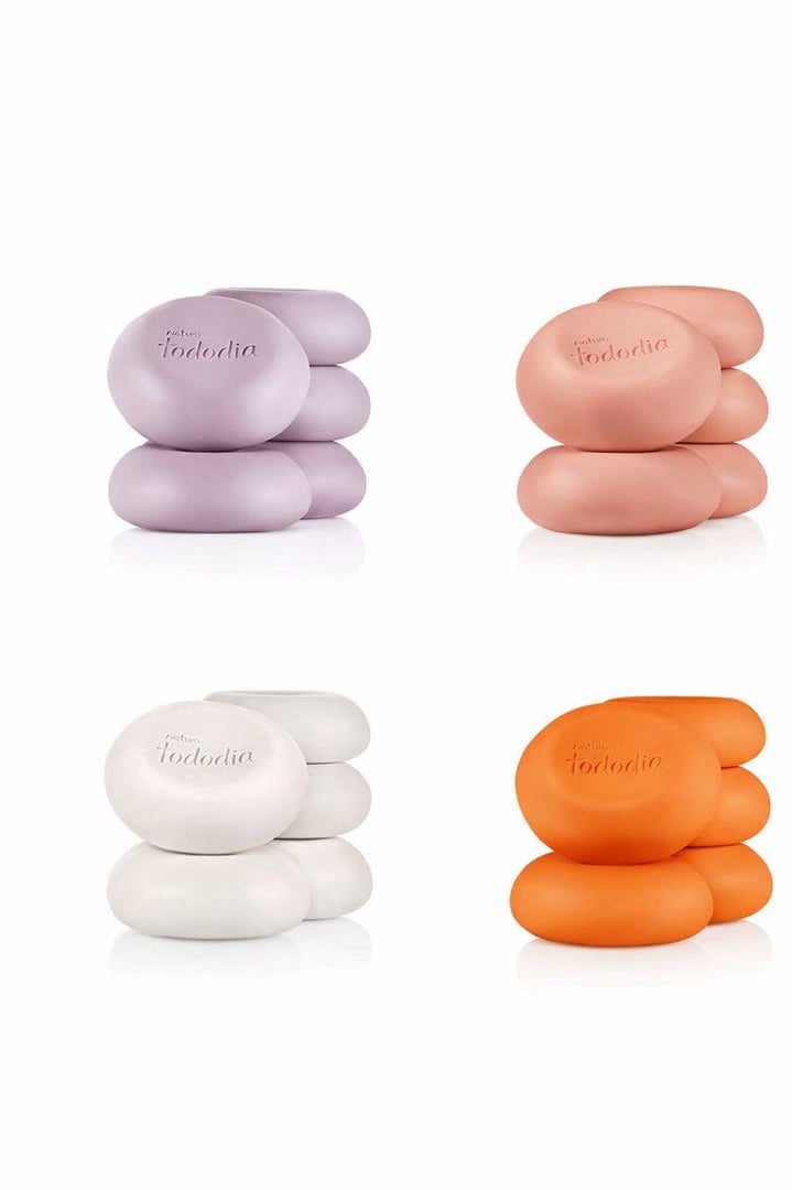 Kit Sabonete em Barra Puro Vegetal Tododia (4 caixas)