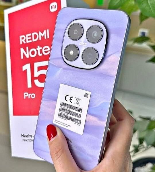 Xiaomi Redmi Note 15 Pro 5G 512GB 8GB Ram Tela 6.83" Amoled 120Hz Câm. Tripla 200MOP + Selfie  Bateria 6580mAh