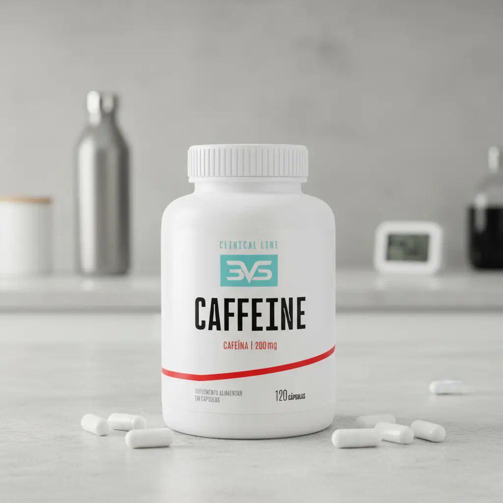 Cafeína 200mg 120 Cápsulas - 3VS Nutrition
