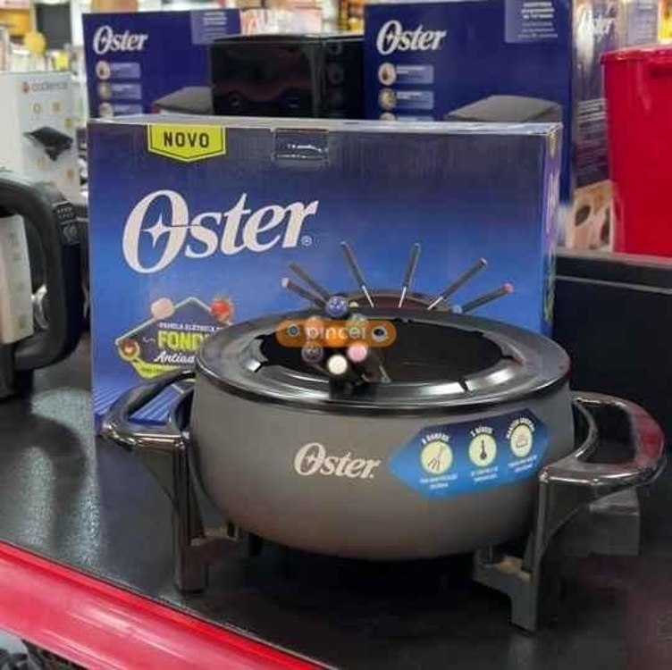 Panela Elétrica Oster, para Fondue, 110V, Cinza, 1000W, OFND100
