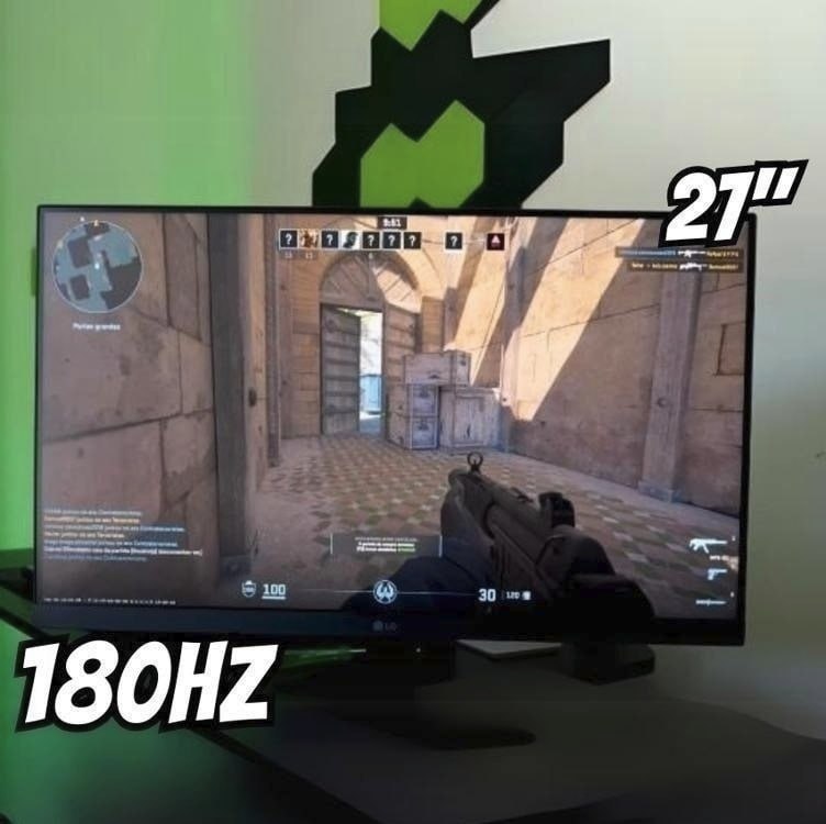 Monitor Gamer LG UltraGear 27” 27GS60F-B IPS Full HD 180Hz 1ms (GtG) NVIDIA® G-SYNC® AMD F...