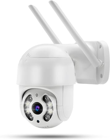 Câmera IP Sem Fio de Segurança Externa HD, Câmera Doméstica Inteligente de Visão Noturna I...