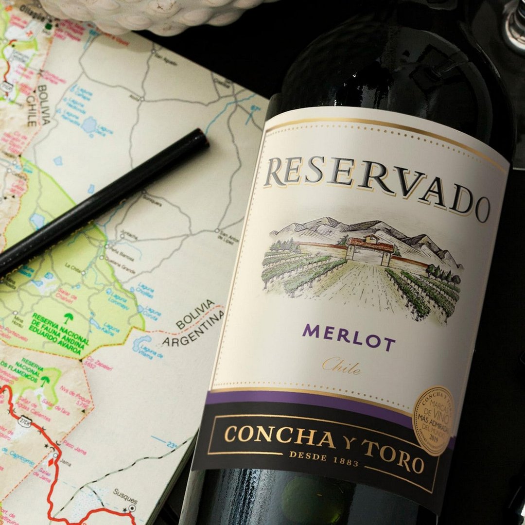 Concha y Toro Reservado Vinho Chileno Merlot 750ml
