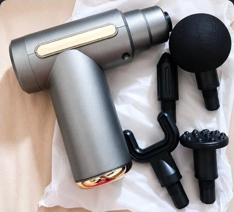 Massageador Pistol Elétrico Alta Frequência Profissional Muscular Relaxamento Portátil