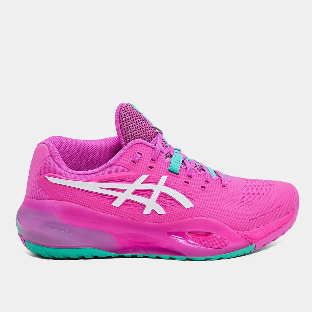 Tênis Asics Gel Resolution Masculino - Rosa+Branco