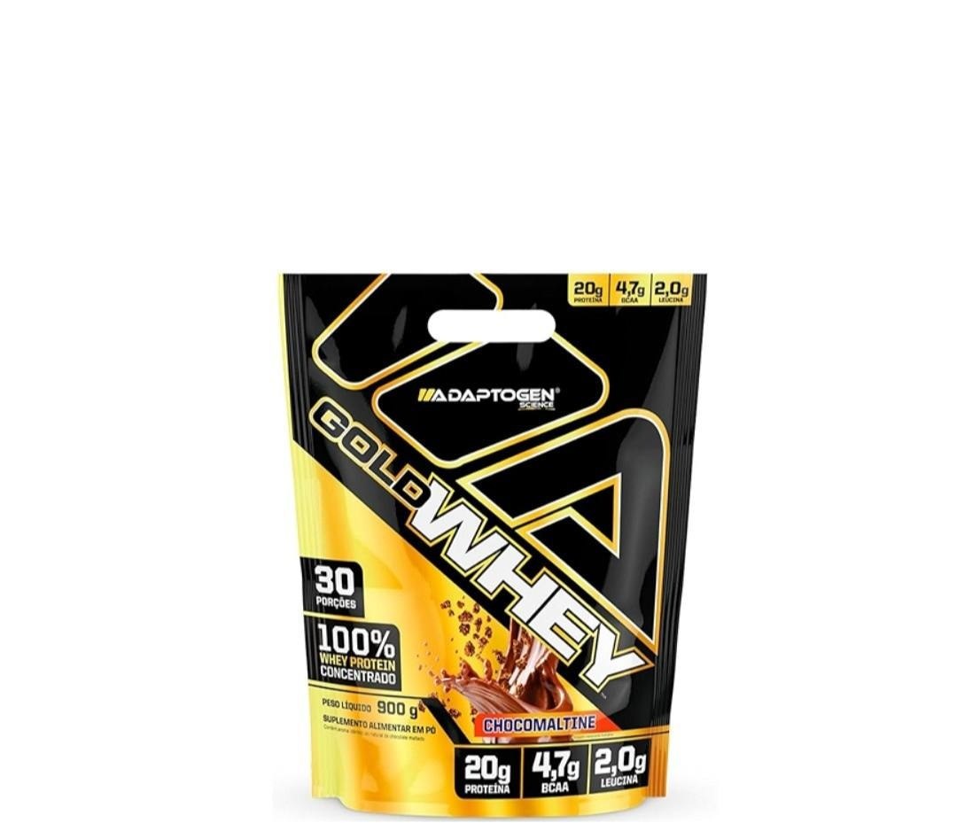 Gold Whey Refil 900g Sabor: Chocomaltine - Adaptogen Science | Whey Protein Concentrado