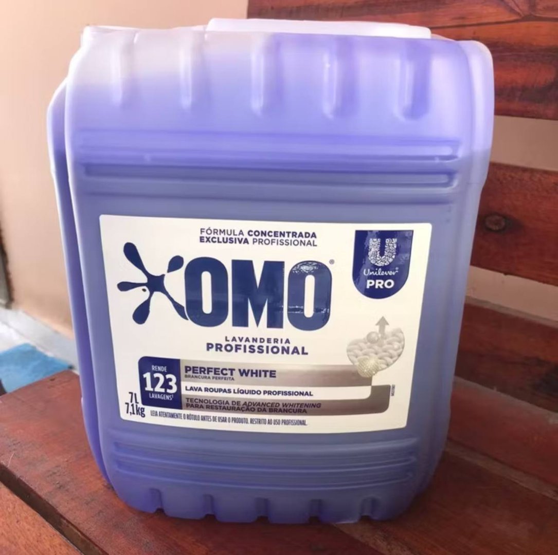 Lava Roupas Líquido Perfect White 7L Omo