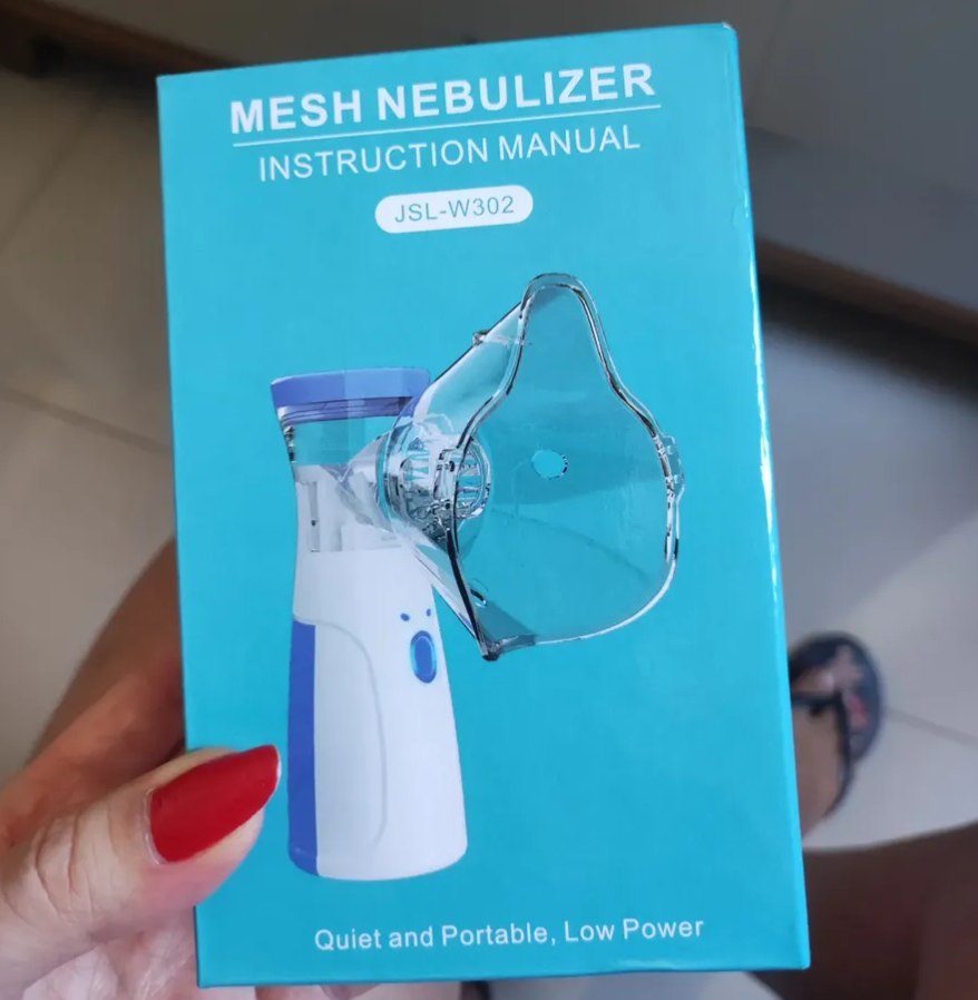 Nebulizador Inalador Bahrein Portatil Ultrassonico Silencioso - Bivolt