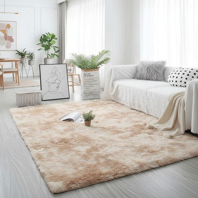 Tapete Felpudo Quarto Sala 1,00 X 1,40 Mt Peludo