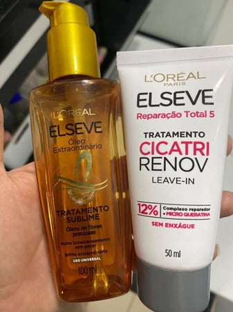 ELSEVE Kit Óleo Extraordinário L'Oréal Paris + Leave-In De Tratamento Cicatri Renov L'Oréa...
