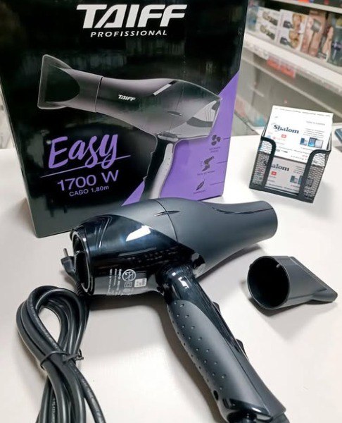 Secador de Cabelo Taiff Easy Preto 1700W 2 Velocidades