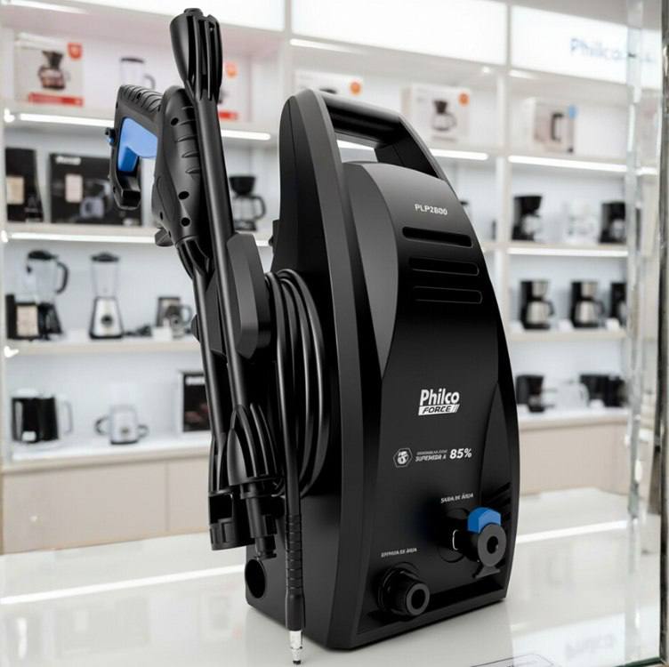 Lavadora De Alta Pressão 1800psi Philco Force 1600w Plp2800 Preto 127v