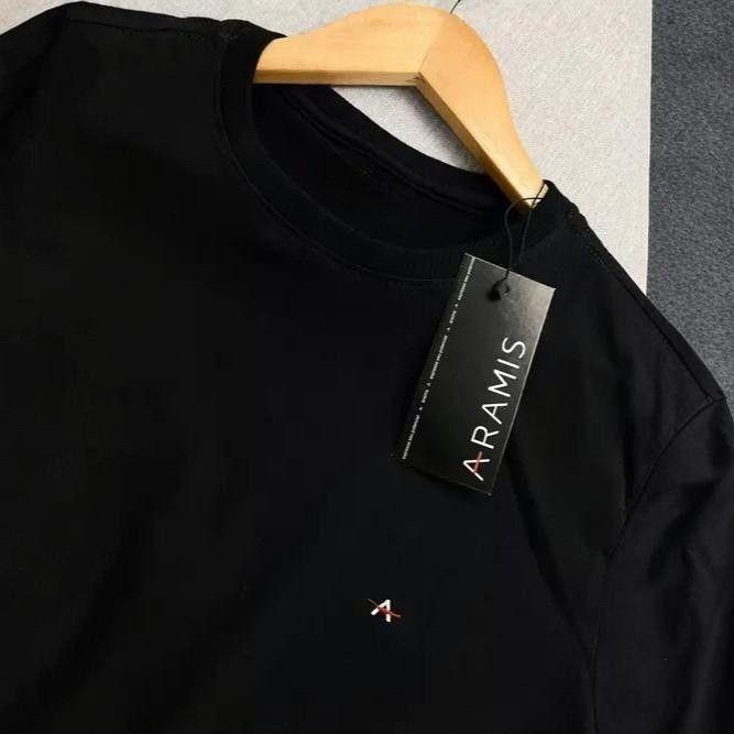 Camiseta Aramis Crewneck Basic Lisa Preta