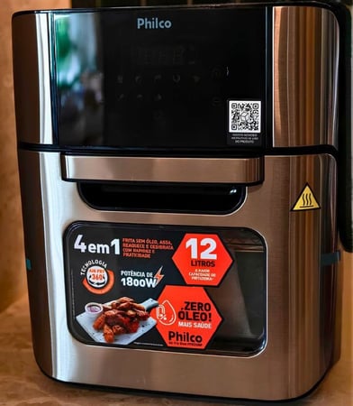 Fritadeira Air Fryer Oven Pfr2200 4 Em 1 12l 1800w Philco